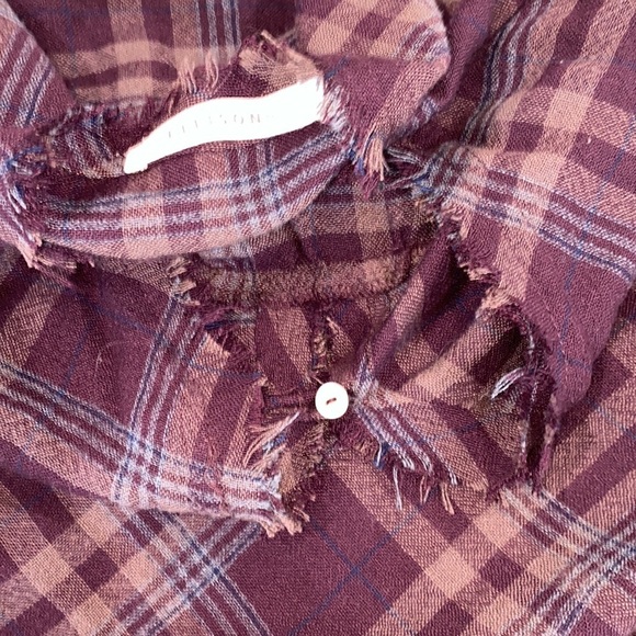 Ellison plaid boho top size small - Picture 7 of 7